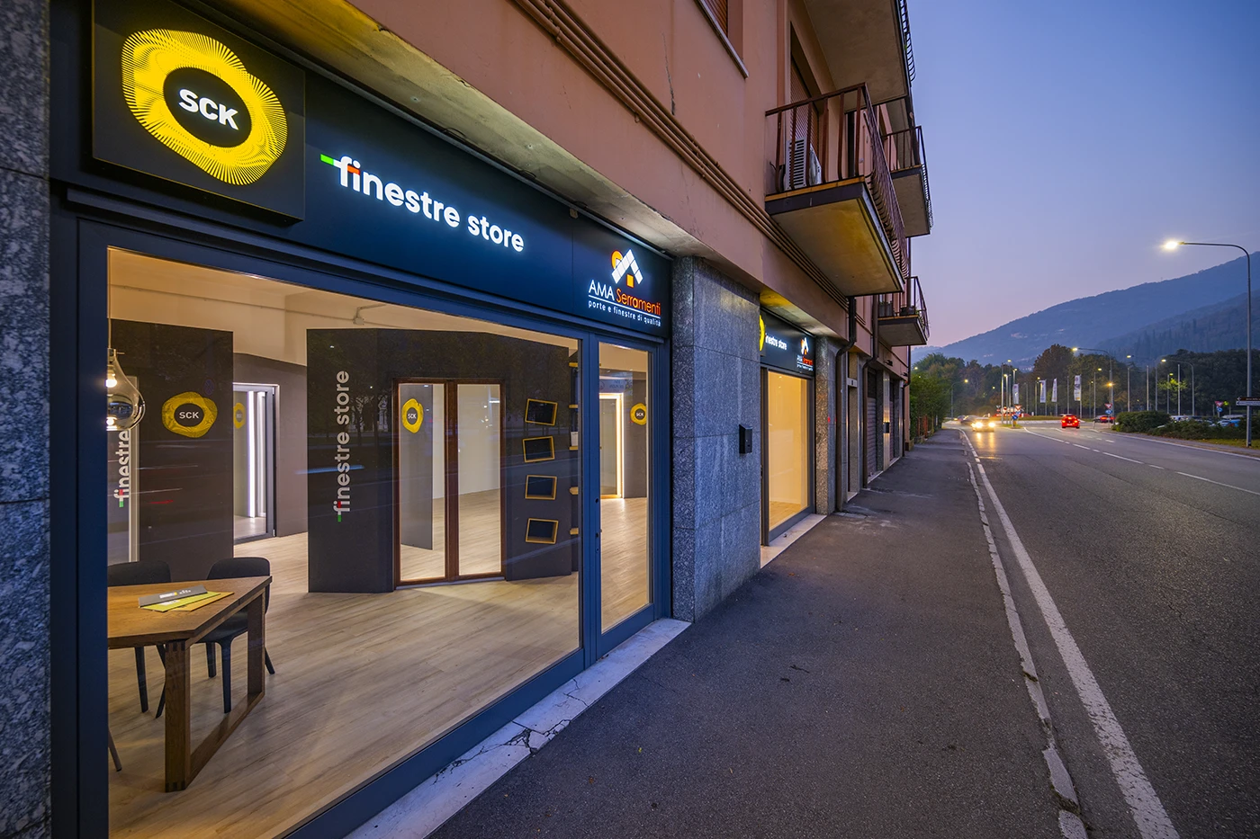 Showroom serramenti Brescia