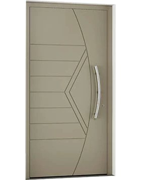 Portoncino alluminio - Natural 1755