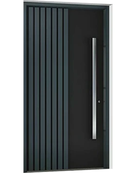 Portoncino alluminio - Tube Doors 1491