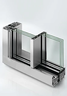 Serramenti scorrevoli alluminio AS PD 75.HI Design Line