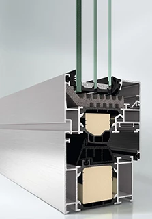 Serramenti alluminio AWS 75.SI+