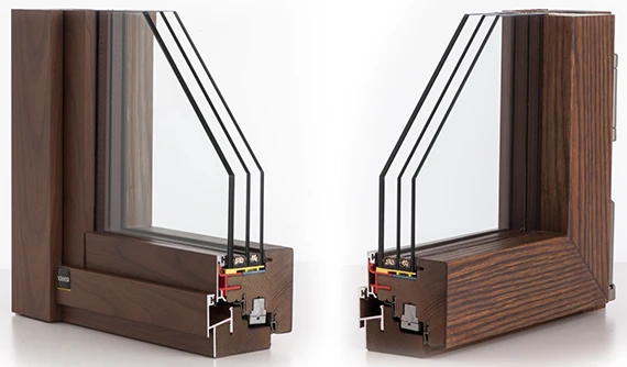 Serramenti legno + alluminio Isik A Plus
