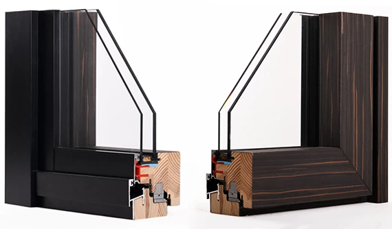 Serramenti legno + alluminio Isik AE