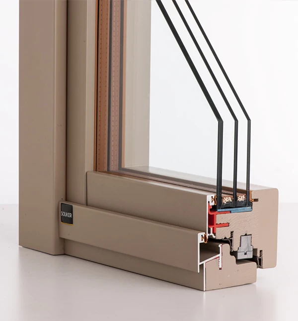 Serramenti legno + alluminio Isik AE Plus