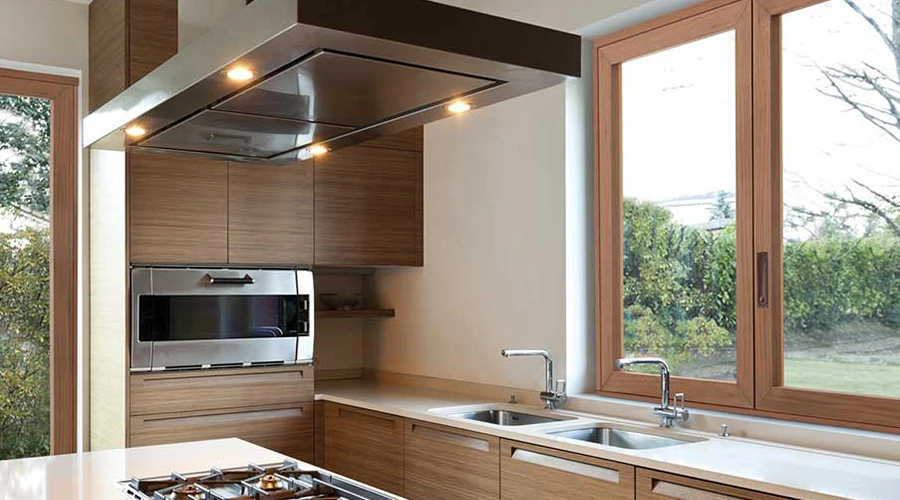Serramenti legno + alluminio Isik AE Plus