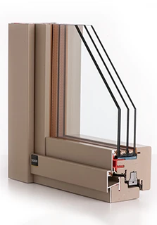 Serramenti legno + alluminio Isik AE Plus