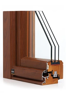 Serramenti legno + alluminio Stratek C Plus