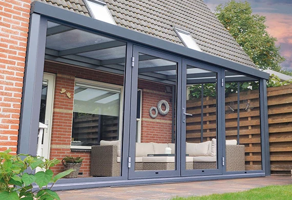 Verande Gardendreams® con porta a doppio battente